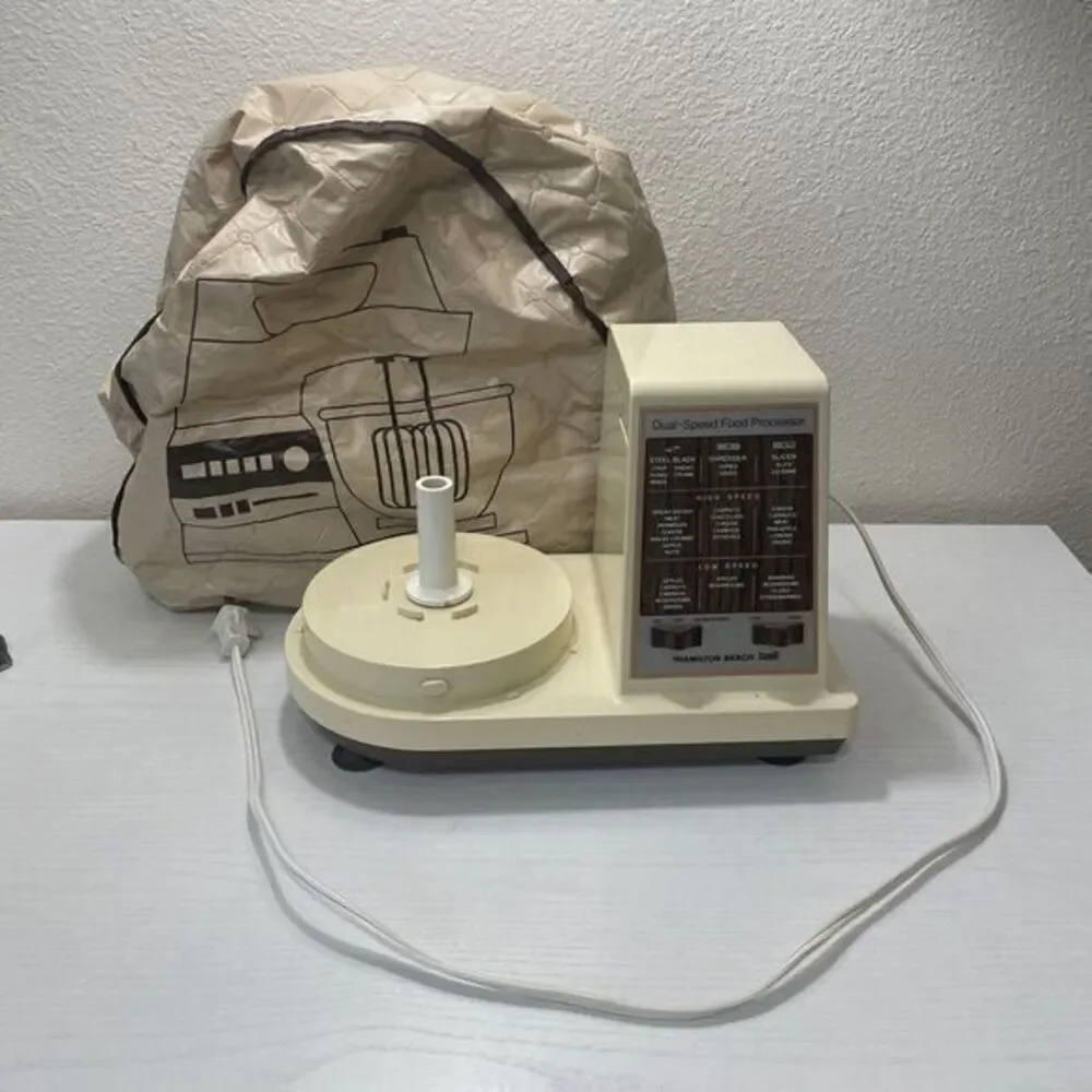 Hamilton Beach Scovill Dual‎ Speed Food Processor-WORKING Motor Base Model 702-4